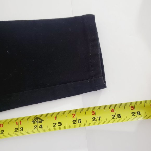 Zara Z1975 Pants Skinny Stretch Modern Minimalist Sleek Deep Black 6 - Picture 11 of 11